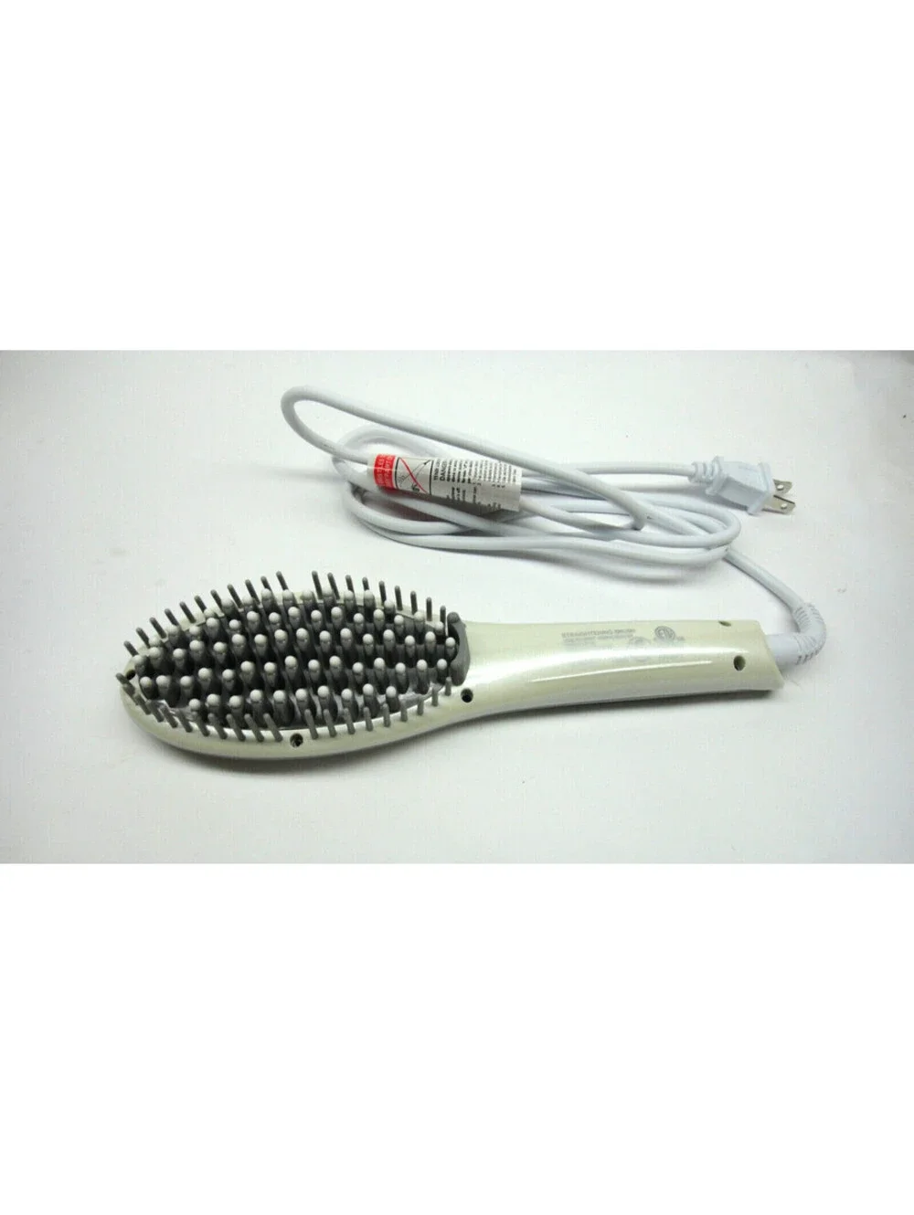Vivitar Simply Beautiful Heated Straightening Hair Brush Straightener **READ**